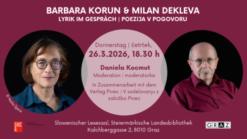 Barbara Korun und Milan Dekleva - Lyrik im Gespräch