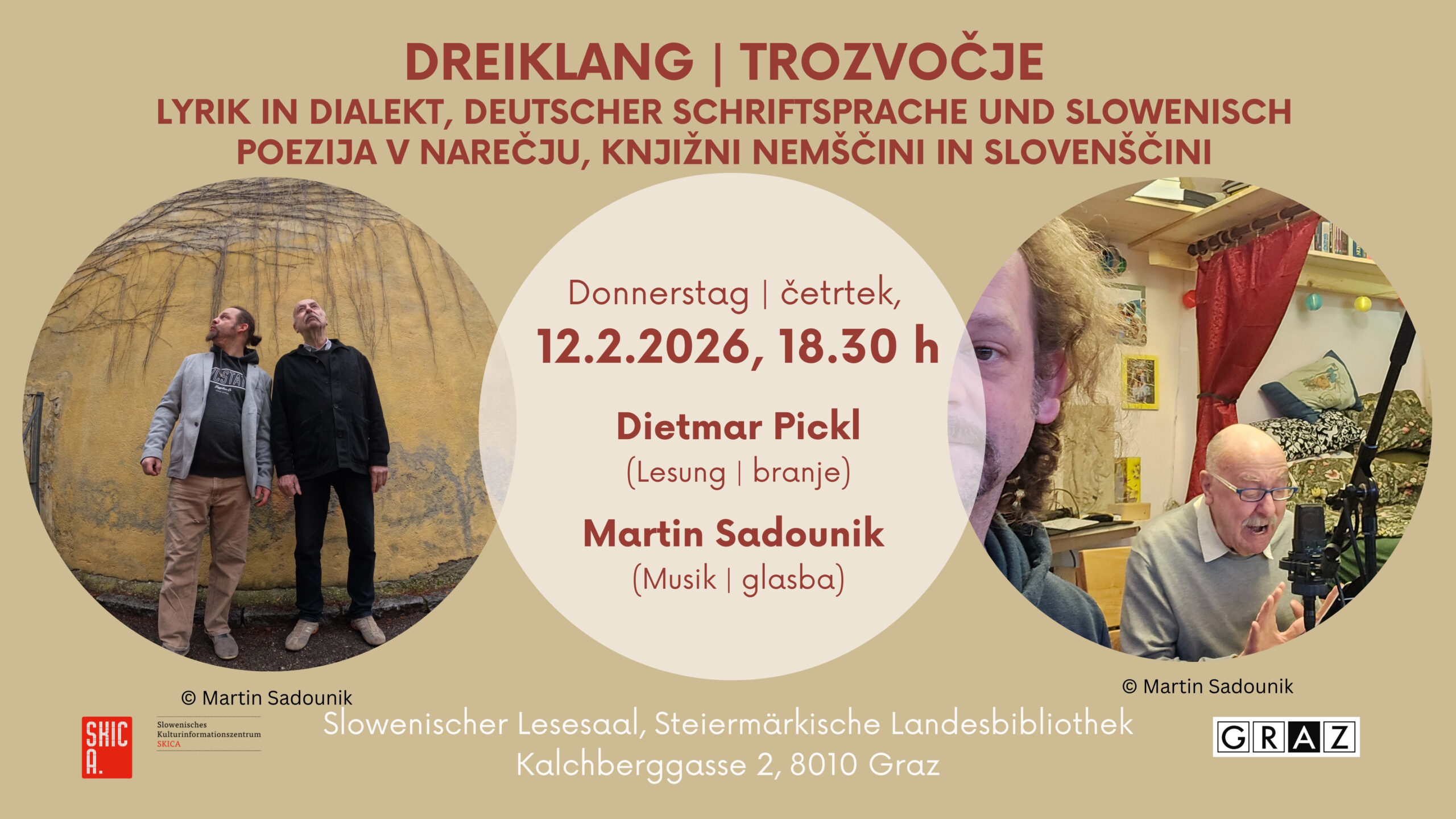 TROZVOČJE - poezija v narečju, knjižni nemščini in slovenščini